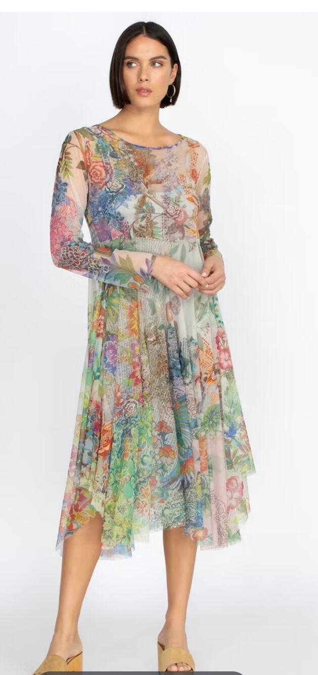 Johnny Was ALYESHKA MESH DRESS